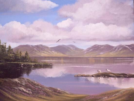 Painting titled "my connemara" by Cathal O Malley, Original Artwork