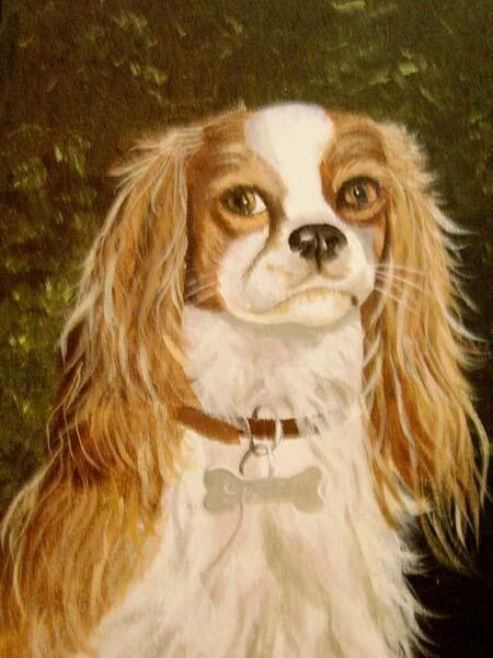 Painting titled "king charles" by Cathal O Malley, Original Artwork