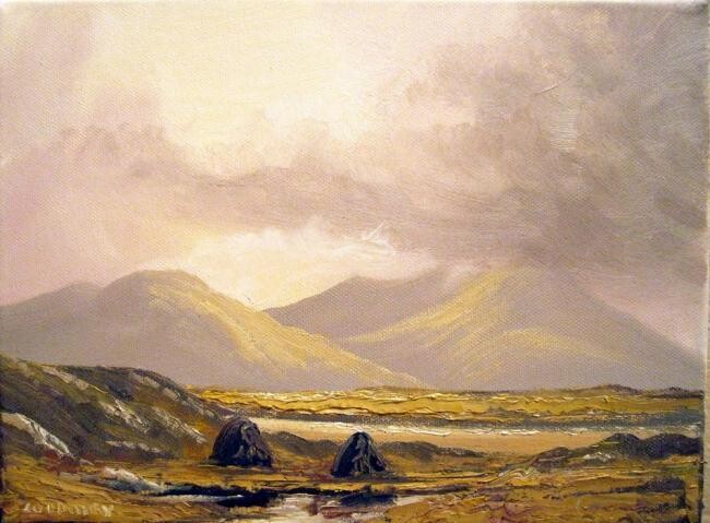 Malarstwo zatytułowany „recess turf” autorstwa Cathal O Malley, Oryginalna praca