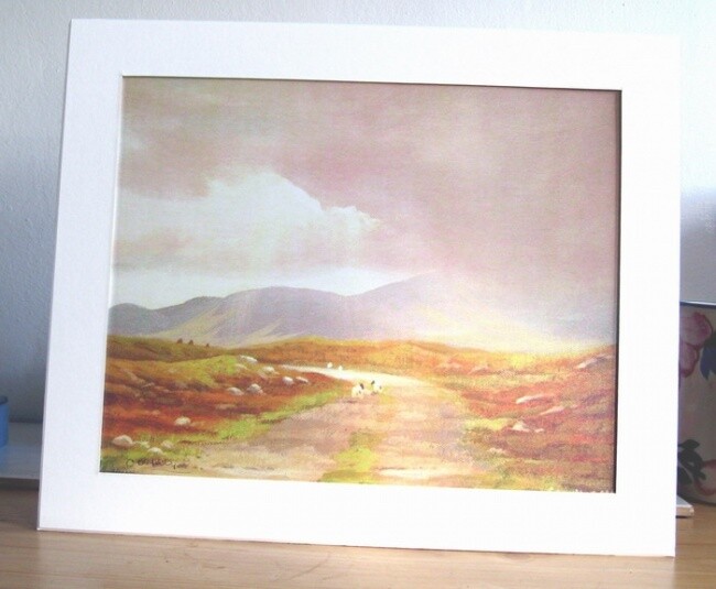 Painting titled "the old bog road" by Cathal O Malley, Original Artwork