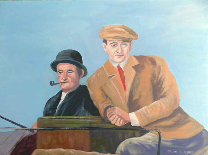 Painting titled "the quiet man" by Cathal O Malley, Original Artwork