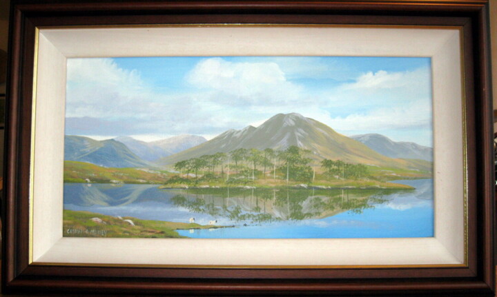绘画 标题为“framed-pine-island.…” 由Cathal O Malley, 原创艺术品