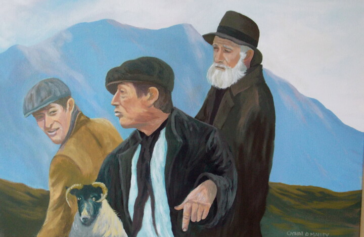 Peinture intitulée "the field   celebra…" par Cathal O Malley, Œuvre d'art originale, Acrylique