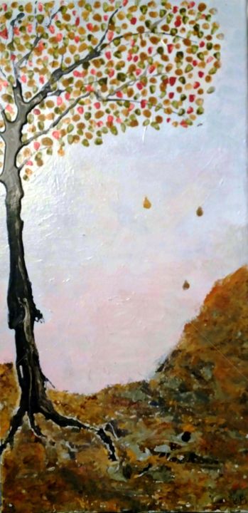 Painting titled "l'arbre.jpg" by Catherine Bosser, Original Artwork, Other