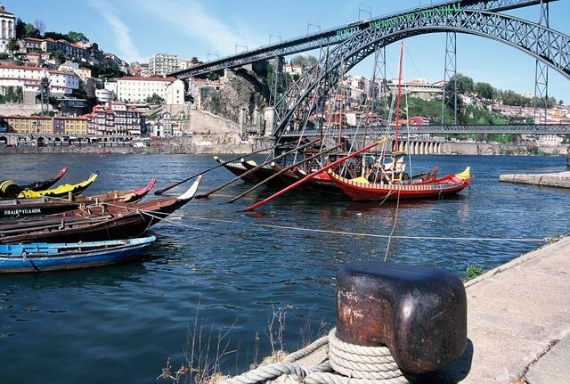Fotografia intitulada "Porto et le Douro" por Catherine Boutin, Obras de arte originais