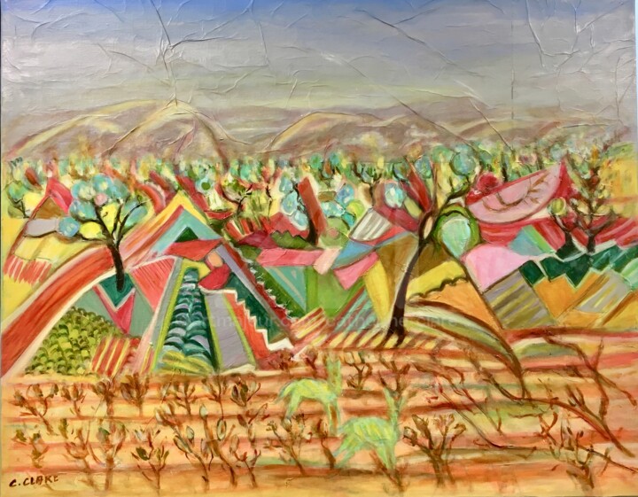 Orange County, Painting by Catherine Clare Artmajeur