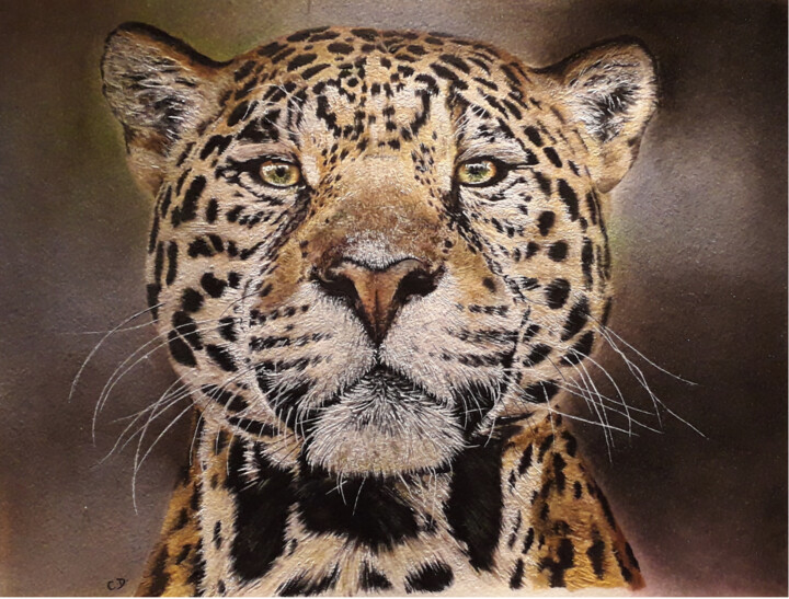 "moi, jaguar d'Amazo…" başlıklı Tablo Catherine Digue - Turpin tarafından, Orijinal sanat, Guaş boya
