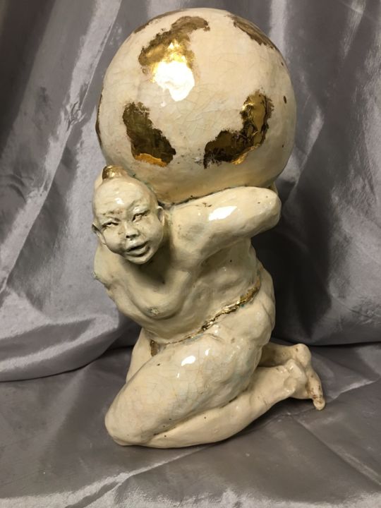 Sculpture titled "MONDE CERAMIQUE" by Catherine Lesueur (C.Lesueur), Original Artwork, Ceramics