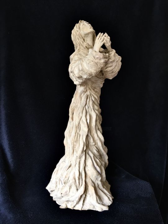 Sculpture intitulée "Marie" par Catherine Lesueur (C.Lesueur), Œuvre d'art originale, Céramique