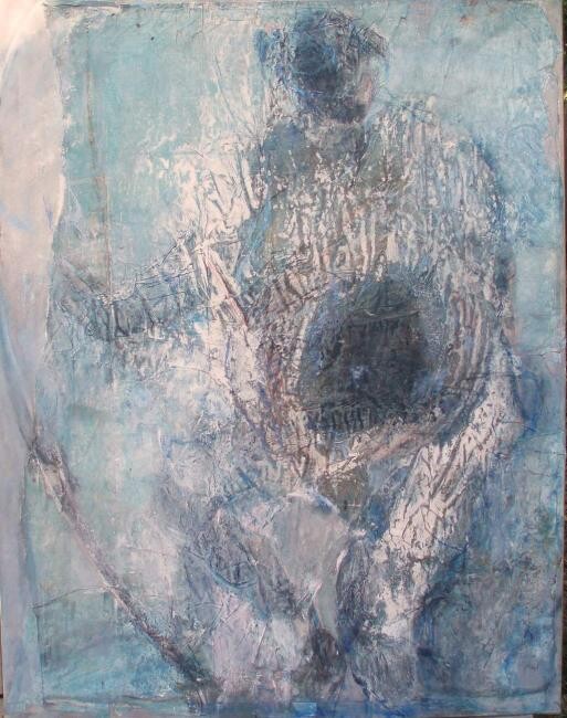 Картина под названием "chamane" - Catherine Monmarson, Подлинное произведение искусства