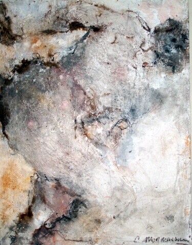 Painting titled "indigné" by Catherine Monmarson, Original Artwork