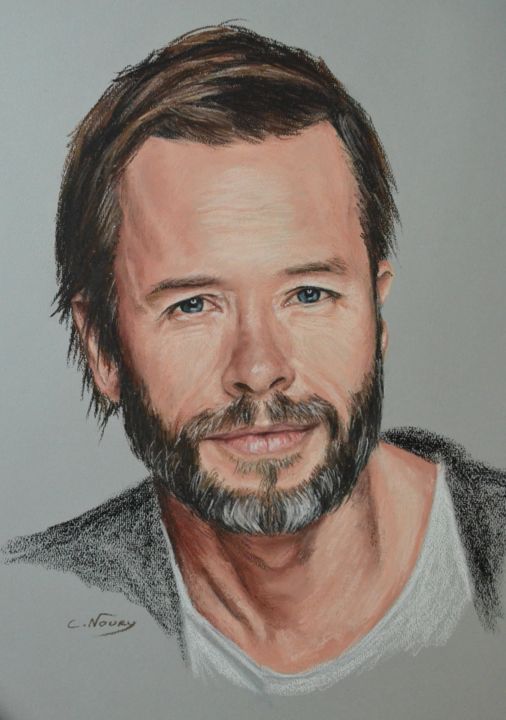 Dessin intitulée "Guy" par Andromaque, Œuvre d'art originale, Pastel