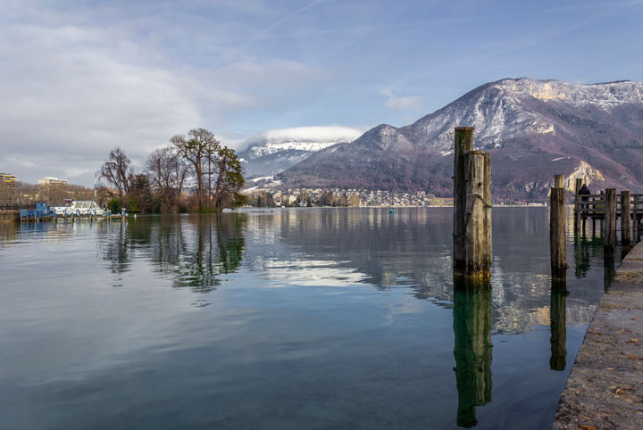 Photography titled "Lac d'Annecy, France" by Catherine Toiron, Original Artwork