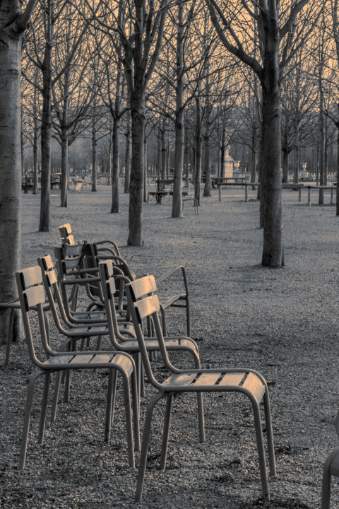 Photographie intitulée "Jardin du Luxembourg" par Catherine Toiron, Œuvre d'art originale