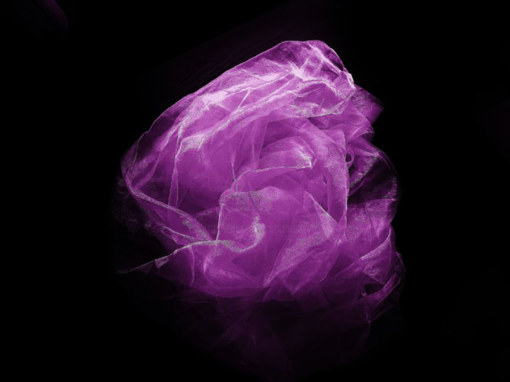 Photographie intitulée "Les Vaporeux Violet" par Catherine Vasseur, Œuvre d'art originale, Photographie numérique