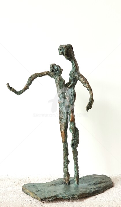 雕塑 标题为“"LE BAISER"” 由Catherine Villa, 原创艺术品, 青铜