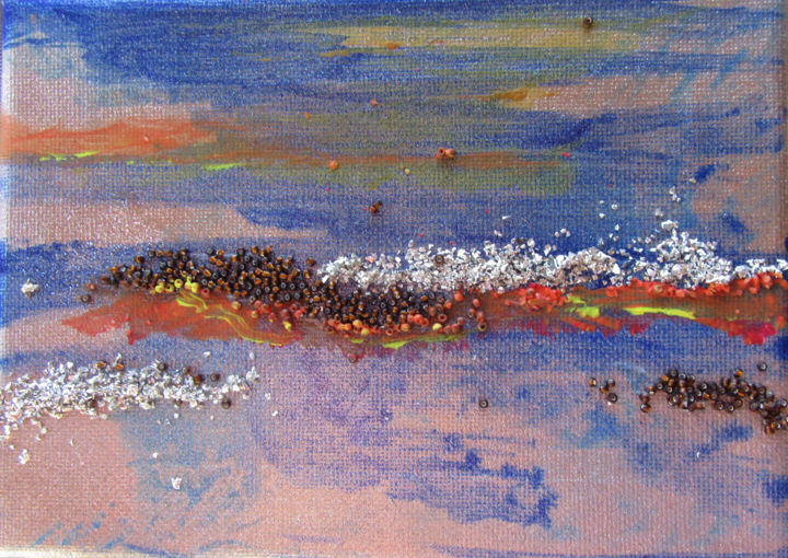 Картина под названием "Sky, Sea and Sun" - Catherine, Подлинное произведение искусства, Другой