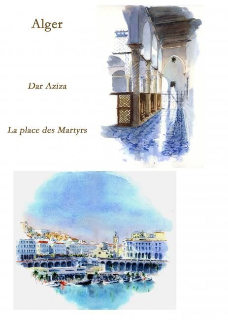 Pittura intitolato "Alger_2_gal.jpg" da Catherine Rossi, Opera d'arte originale