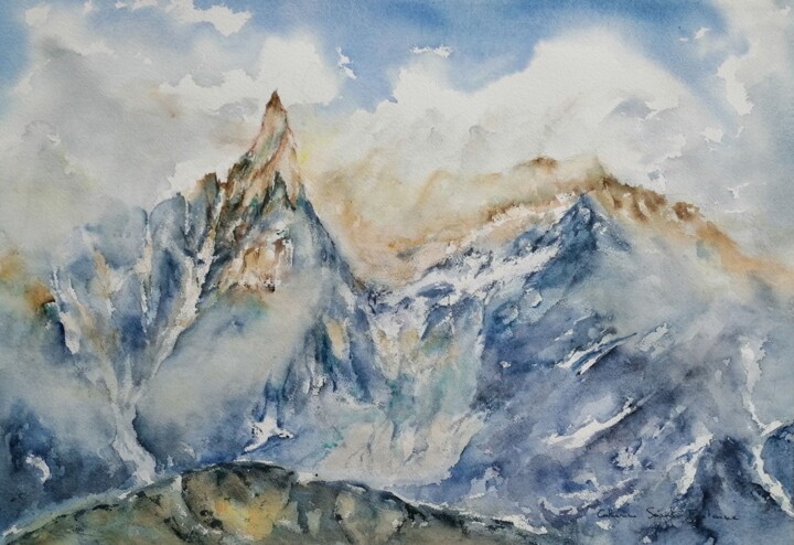Tableau paysage montagne - My Poparts®