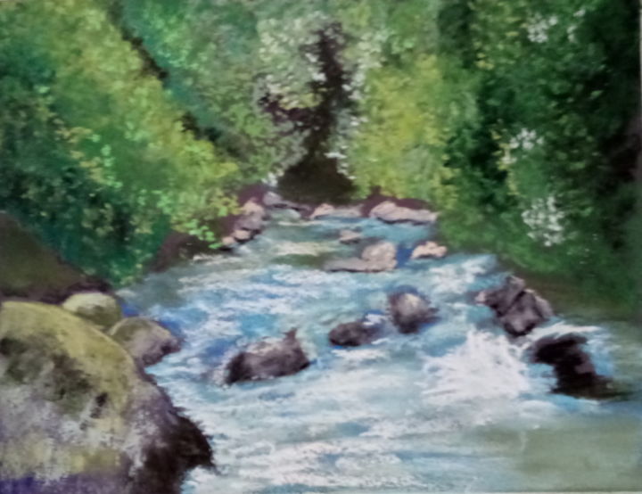 Peinture intitulée "img-20180327-150747…" par Catherine Souet - Bottiau, Œuvre d'art originale, Pastel