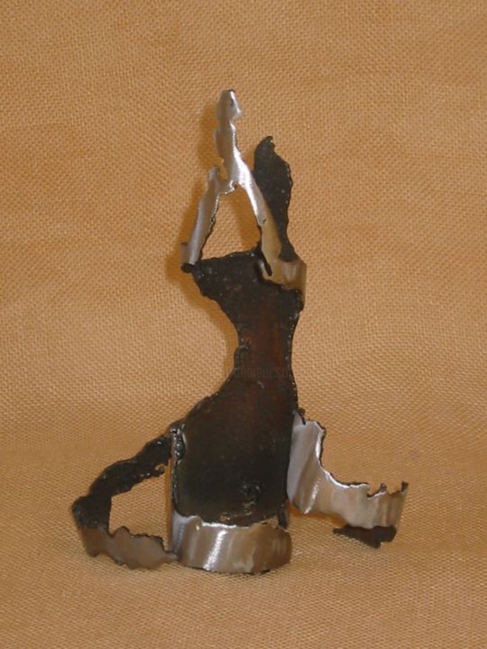Sculpture titled "Praying Muse" by Cat, Original Artwork