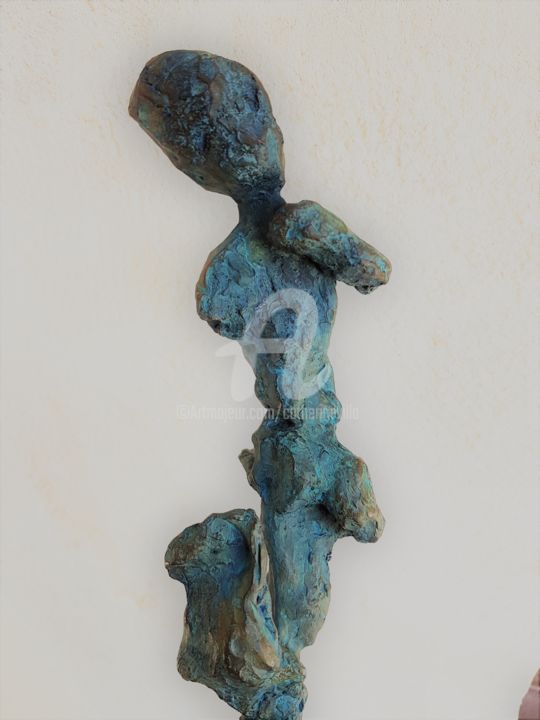 Sculpture intitulée "TIKI AKAU" par Villa Catherine, Œuvre d'art originale, Bronze