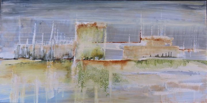 Peinture intitulée "sans titre 2" par Catherine Delclaux, Œuvre d'art originale, Huile