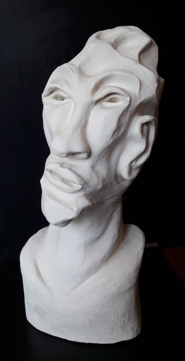 Sculpture intitulée "Gustav" par Catali, Œuvre d'art originale, Argile