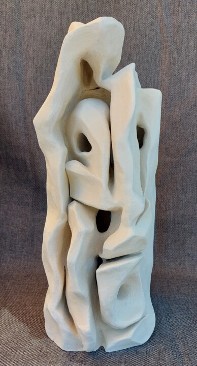 Sculpture titled "Scalella" by Catali, Original Artwork, Clay