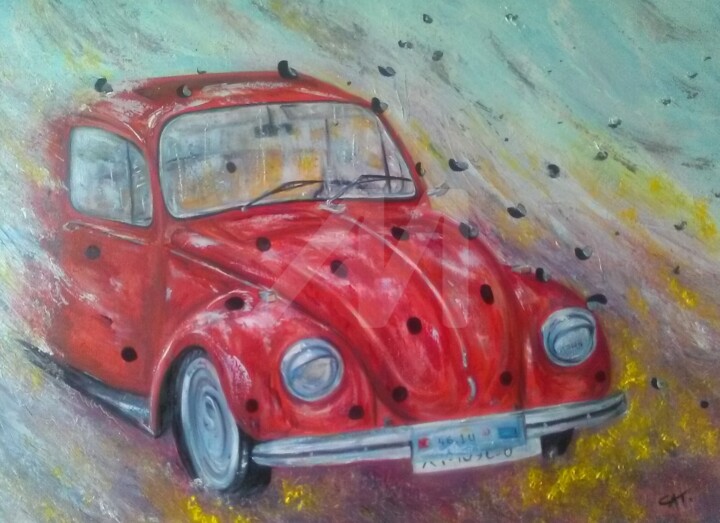 Gratuit Images Avis De Tempete Sur La Coccinelle Peinture Par Catherine Cabe Cat dernière par