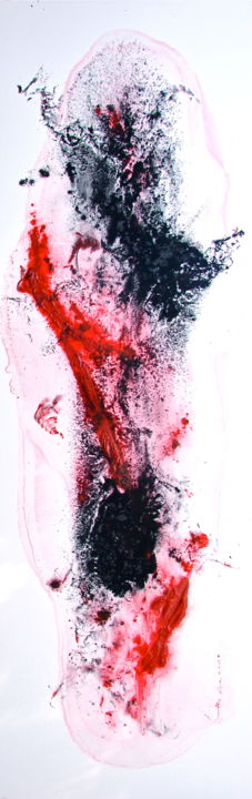 Malerei mit dem Titel "Interruption" von Cécile Chataigné, Original-Kunstwerk, Öl