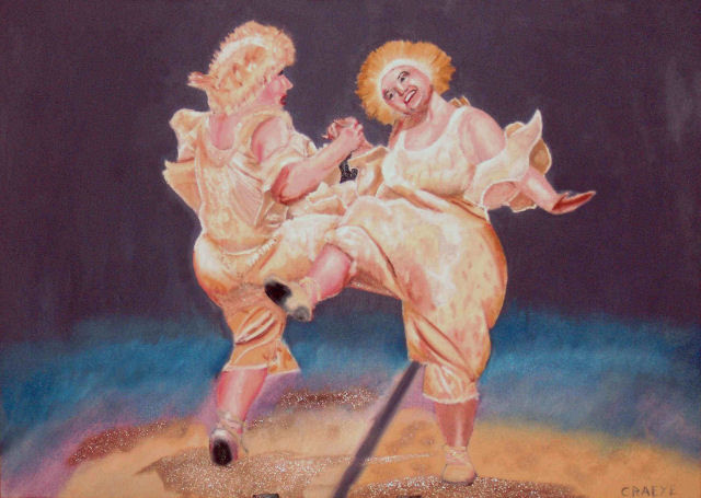 Peinture intitulée "Les Ballerines" par Christian Craeye, Œuvre d'art originale