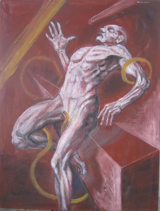 Peinture intitulée "Agony and ecstasy" par Zvonko Ciric, Œuvre d'art originale