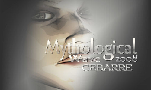 Painting titled "Mythological Wave" by Cebarre, Original Artwork