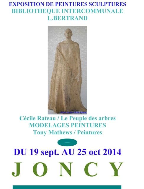 Cécile rateau T. Mathews peinture modelage dessin bibliothèque joncy
