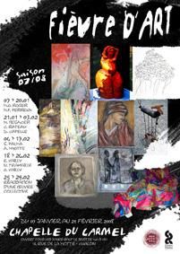 affiche cécile rateau peinture aux arts etc