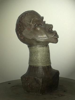 Sculpture intitulée "le cou" par Cecile Verdenne, Œuvre d'art originale, Autre