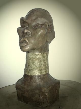 Sculpture intitulée "le cou" par Cecile Verdenne, Œuvre d'art originale, Autre