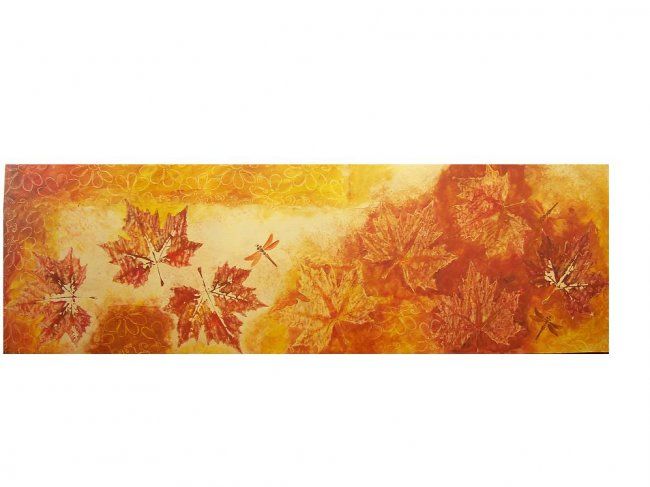 Pintura titulada "otoño" por Cecilia Ceballos, Obra de arte original