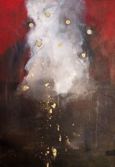 Pintura titulada "Nugget of Gold" por Cecilia August Sand, Obra de arte original
