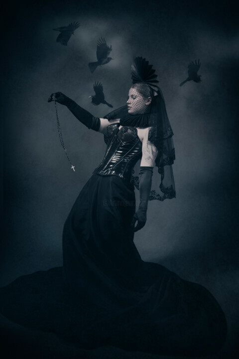 Photography titled "The Sorceress IV 14…" by Cédric Brion (Studio Clavicule Pics), Original Artwork, Digital Photography