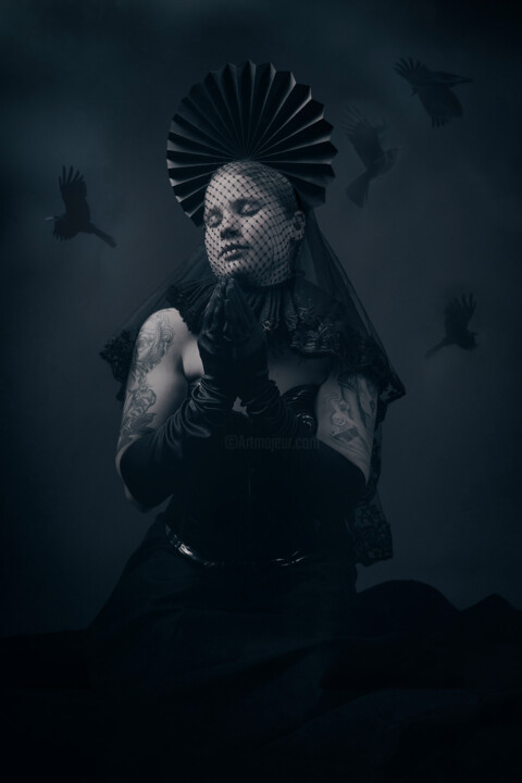 Fotografia intitolato "The Sorceress VIII…" da Cédric Brion (Studio Clavicule Pics), Opera d'arte originale, Fotografia digi…