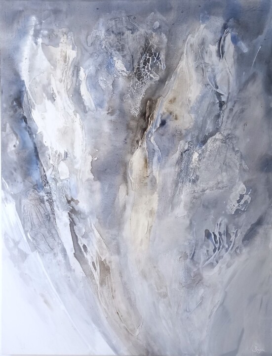 Peinture intitulée "Winter" par Celestea, Œuvre d'art originale, Acrylique
