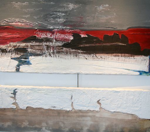 Peinture intitulée "Unfrozen Permafrost" par Cel Ine, Œuvre d'art originale, Huile