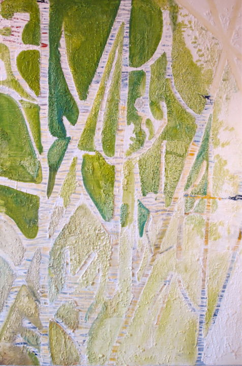 Peinture intitulée "Forêt" par Celinet, Œuvre d'art originale