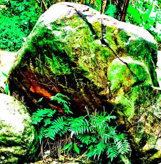 Photographie intitulée "crag painting" par Celsi, Œuvre d'art originale