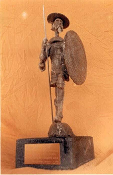 Escultura titulada "Don Quijote" por Celso Cunha Neto, Obra de arte original