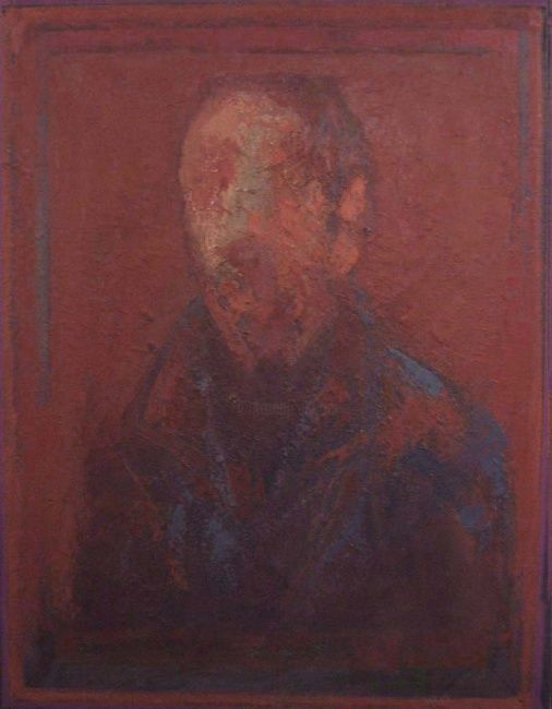 Peinture intitulée "Autoportrait" par Mumtaz Celtik, Œuvre d'art originale