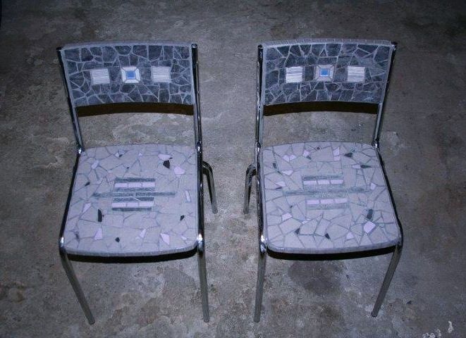 Artcraft με τίτλο "Entre 2 Chaises" από Cepero, Αυθεντικά έργα τέχνης