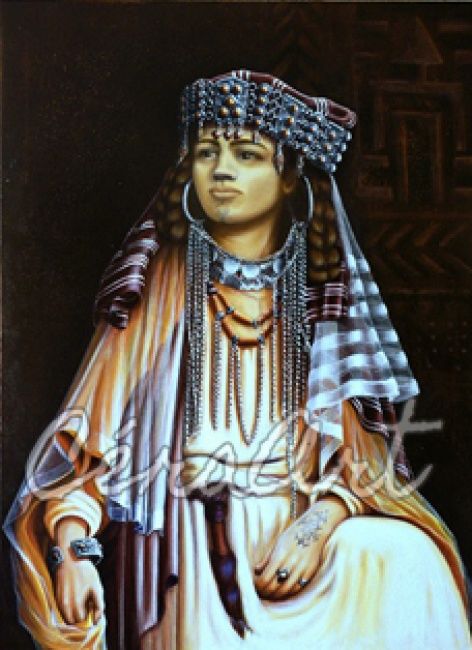 Malerei mit dem Titel "Hizya" von Cera, Original-Kunstwerk, Öl